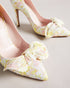 <P><Span Style="Text-Decoration: Underline;">Sketchy Magnolia 100Mm Bow Court Shoe</Span></P>